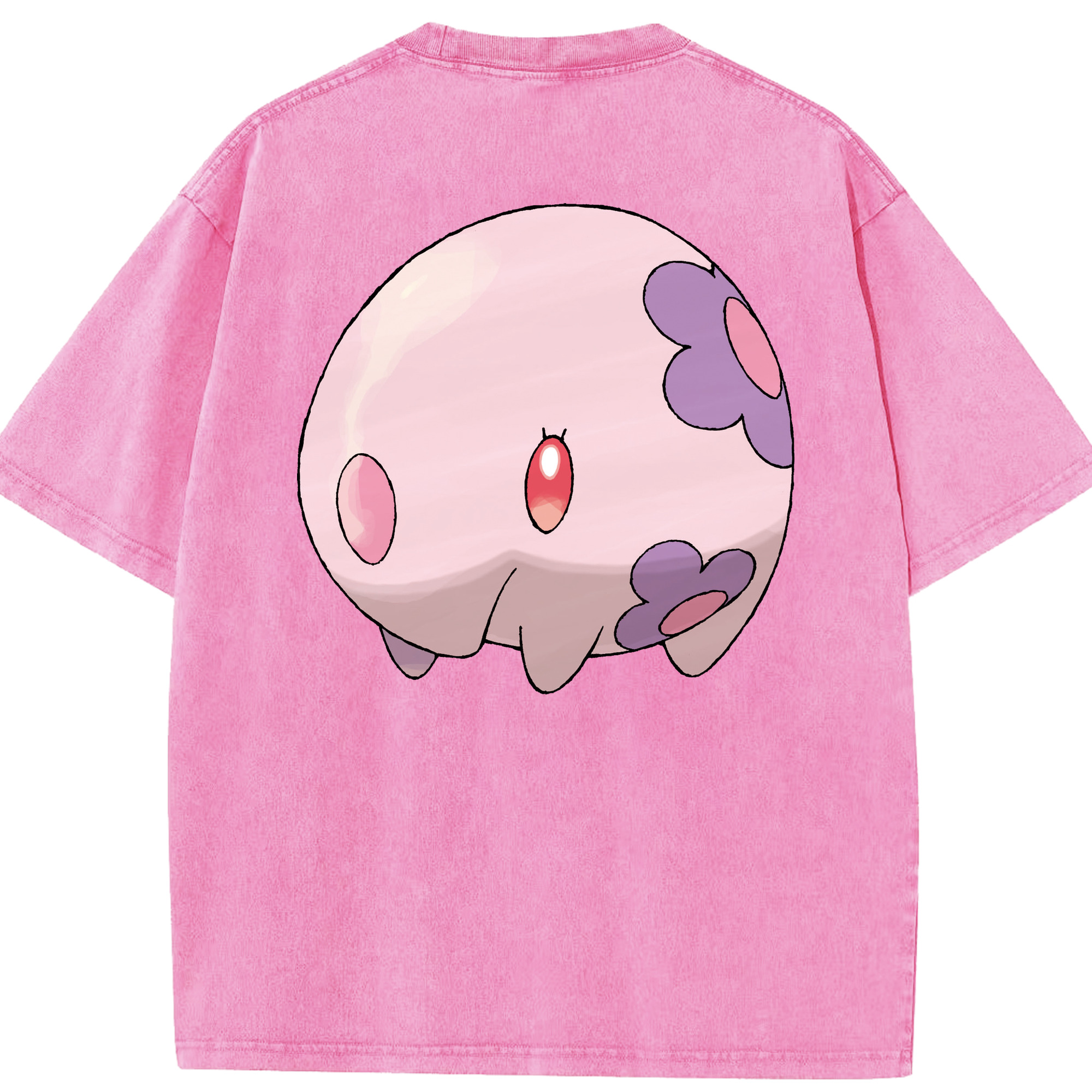 （画像用） ポケットモンスター Pokémon 綿100% ヴィンテージ風 半袖Tシャツ（背面プリント）
